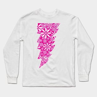 Monsters & Mayhem Collection: flowerStrike Long Sleeve T-Shirt